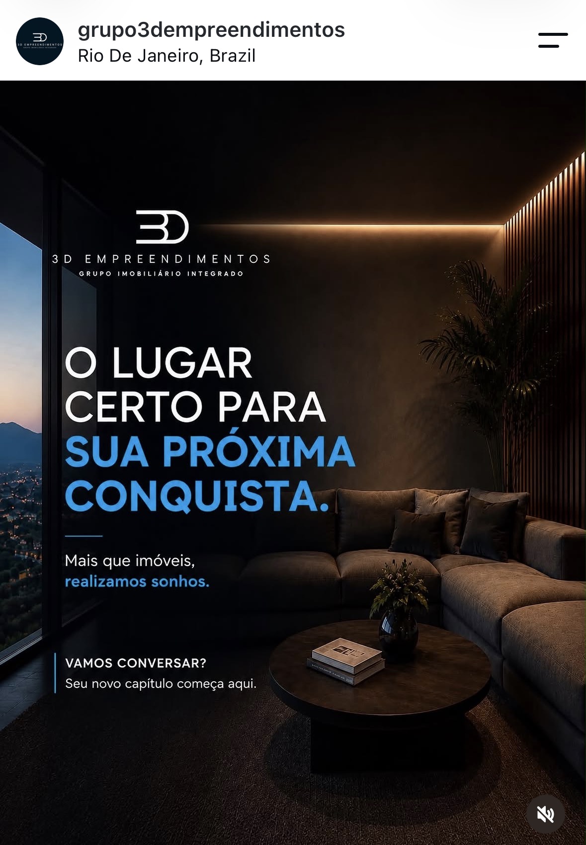 Conteúdo real do Grupo 3D sobre posicionamento imobiliário